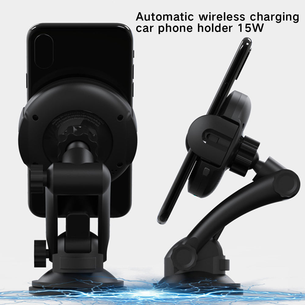 Auto Lock Car Phone Holder – 360° Adjustable, Strong Grip, Hands-Free Driving