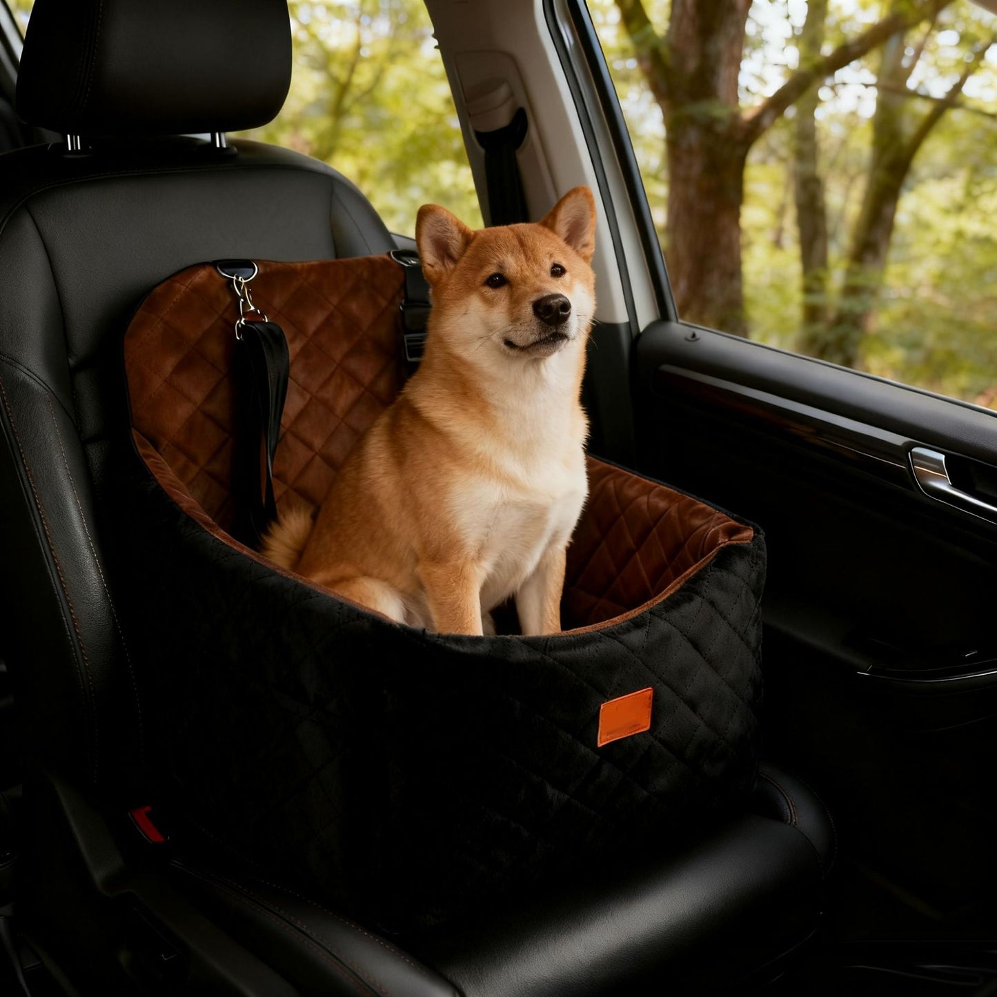 Luxury Dog Car Seat Bed – Safe & Comfortable Travel Booster