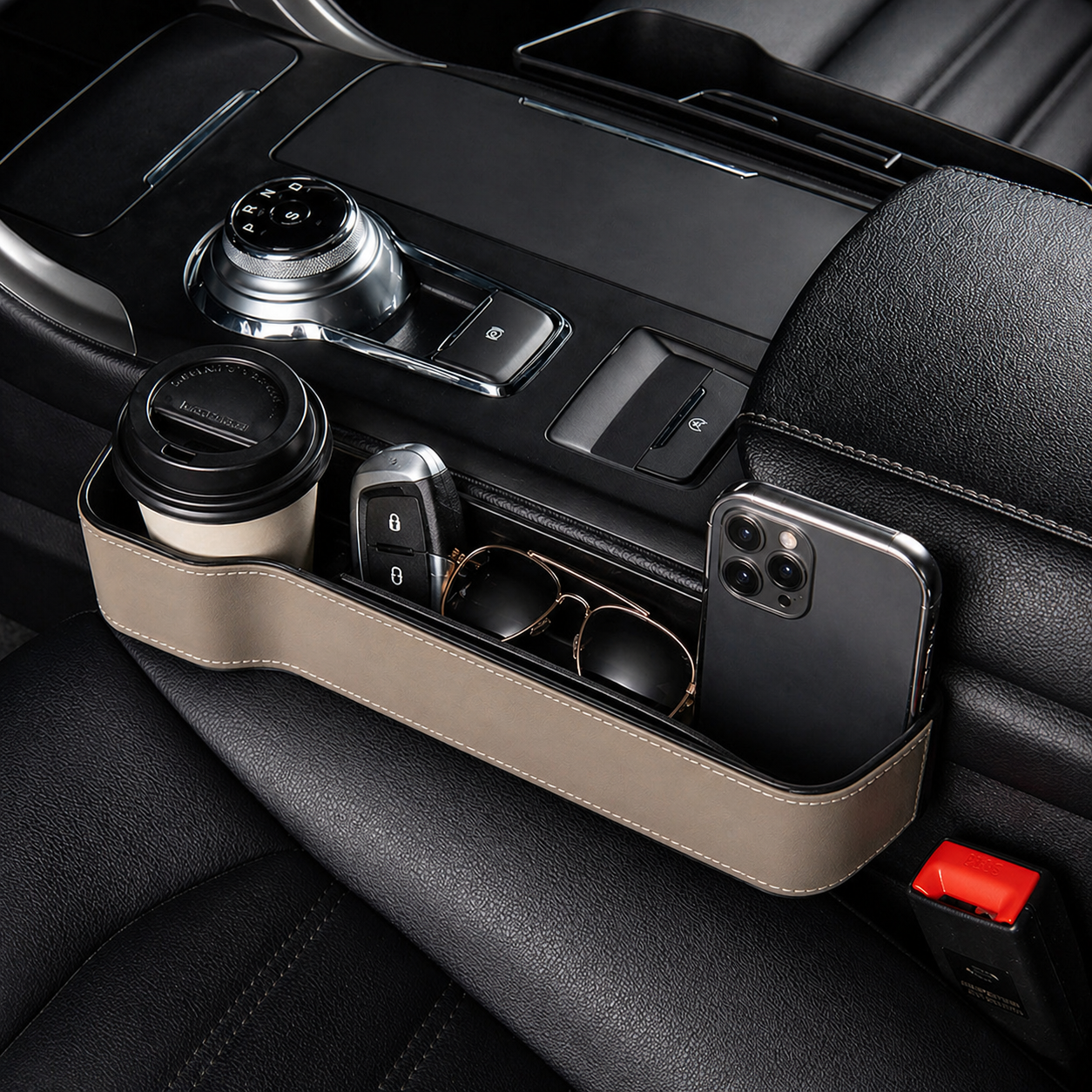 Car Seat Gap Filler Organizer – No More Dropped Items While Driving